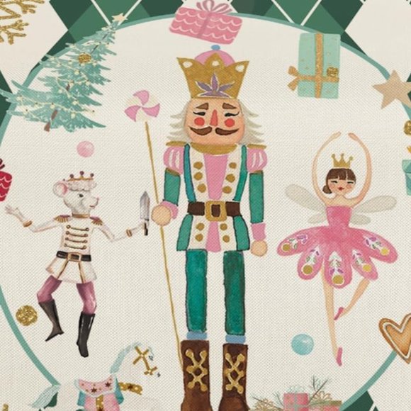 Nutcracker Table Runner Christmas Decor Xmas Holiday Decoration Decorative Cloth - Picture 3 of 4